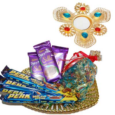 "Diwali Choco Thalis - code DC08 - Click here to View more details about this Product